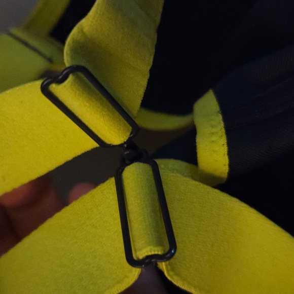 Elomi Underwire Sports Bra Size 34O - Dark Blue + Bright Green - Picture 8 of 8